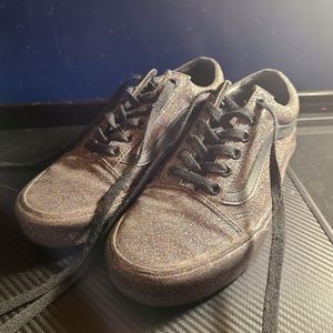 Multicolor glitter Vans